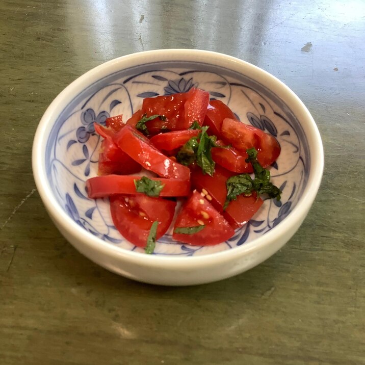 さっぱりトマトサラダ